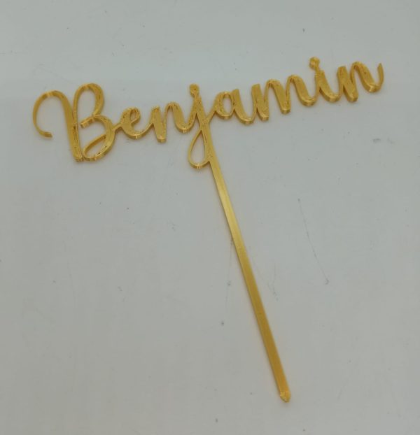 Toppers para Torta nombre personalizado - Imagen 2