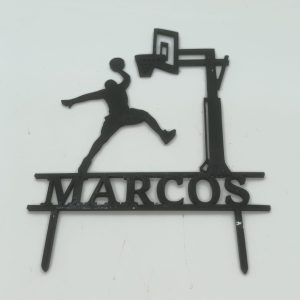 Topper para Torta - Basquet