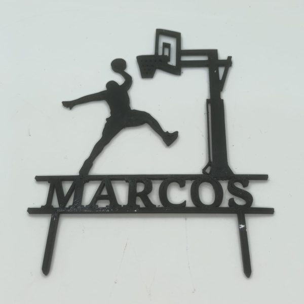 Topper para Torta - Basquet