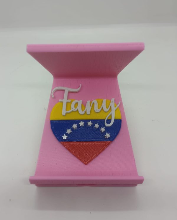 Soporte para Celular o Tablet con orificio  de carga personalizado - Imagen 3
