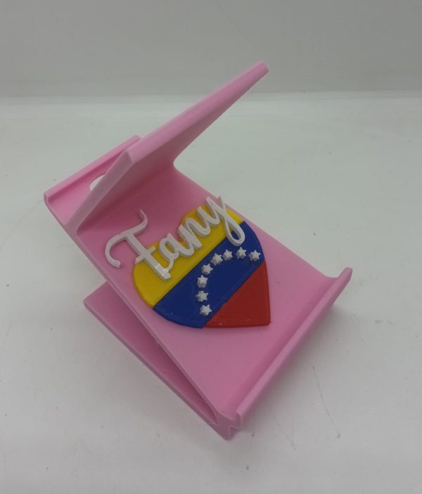 Soporte para Celular o Tablet con orificio  de carga personalizado - Imagen 2